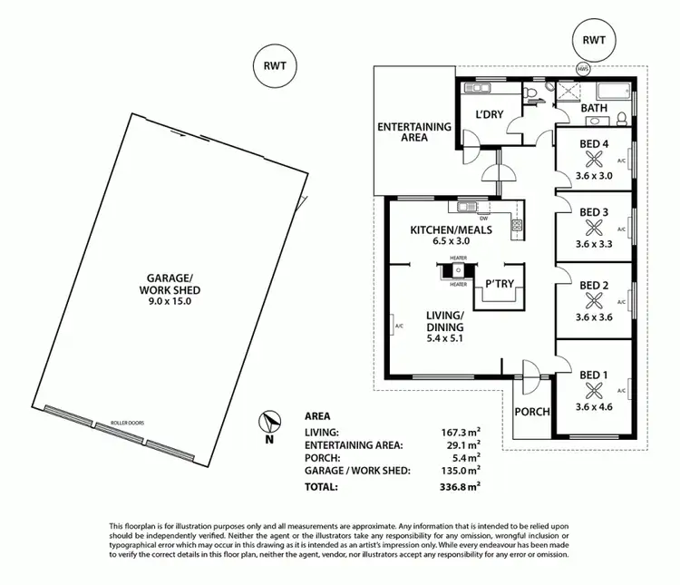 Floorplan of Homely house listing, 80 Commerce Road, Murray Bridge SA 5253