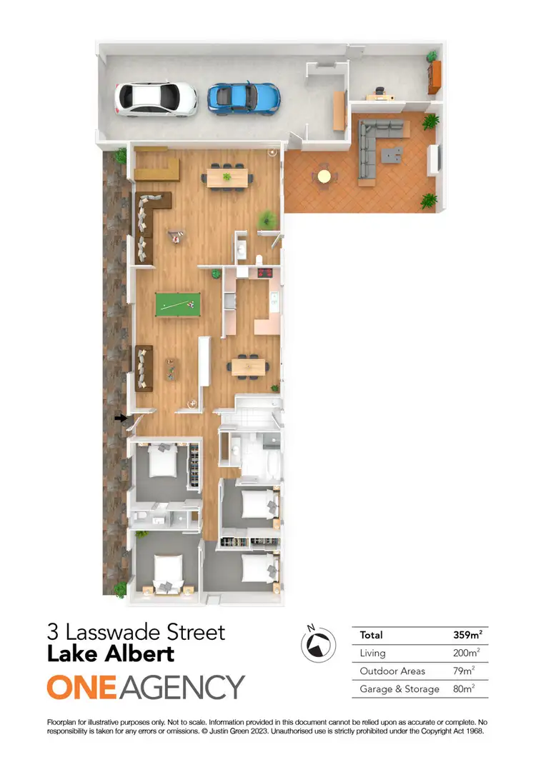 Floorplan of Homely house listing, 3 LASSWADE STREET, Lake Albert NSW 2650