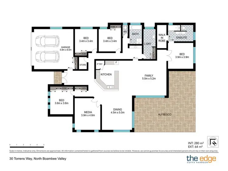 Floorplan of Homely house listing, 30 Torrens Way, North Boambee Valley NSW 2450