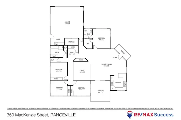 Floorplan of Homely house listing, 350 Mackenzie Street, Rangeville QLD 4350