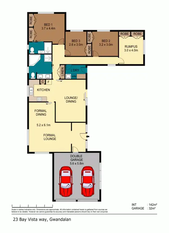Floorplan of Homely house listing, 23 Bay Vista Way, Gwandalan NSW 2259