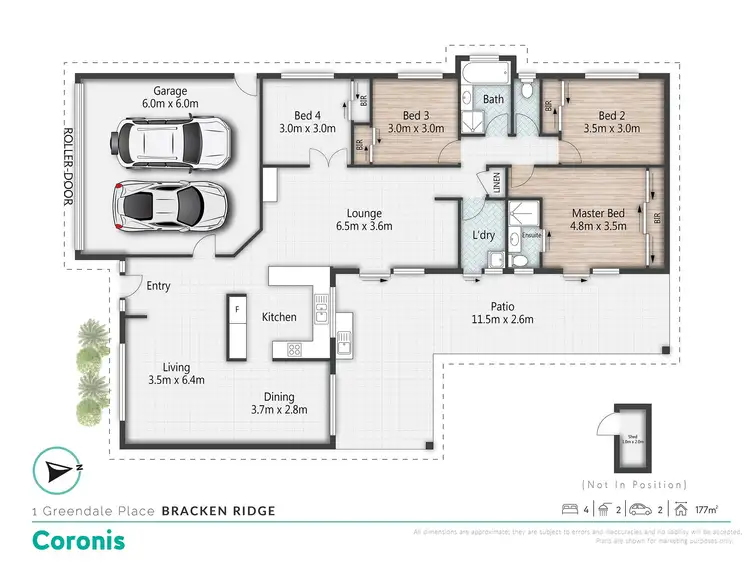 Floorplan of Homely house listing, 1 Greendale Place, Bracken Ridge QLD 4017