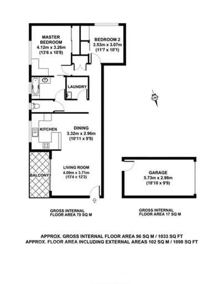 Floorplan of Homely unit listing, 5/237 Sir Fred Schonell Drive, St Lucia QLD 4067