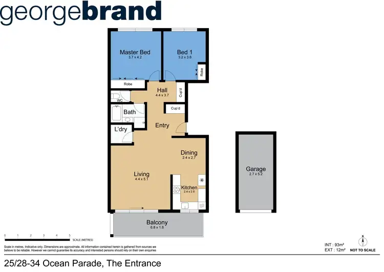 Floorplan of Homely apartment listing, 25/28-34 Ocean Parade, The Entrance NSW 2261