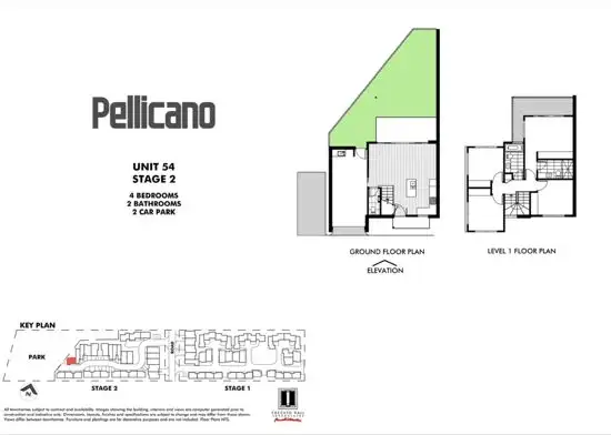 Floorplan of Homely townhouse listing, 54/35 Sorrento Street, Wynnum West QLD 4178