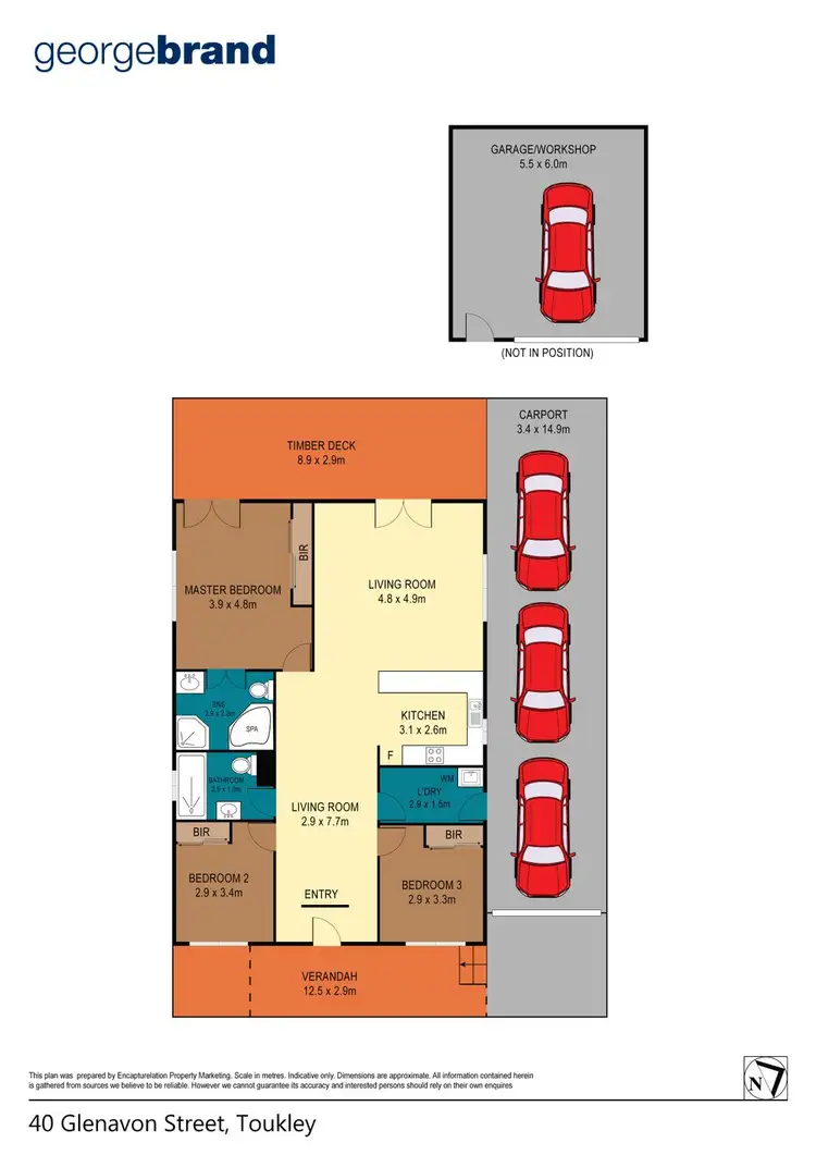Floorplan of Homely house listing, 40 Glenavon Street, Toukley NSW 2263