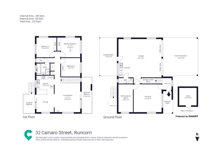 Floorplan of Homely house listing, 32 Camaro Street, Runcorn QLD 4113