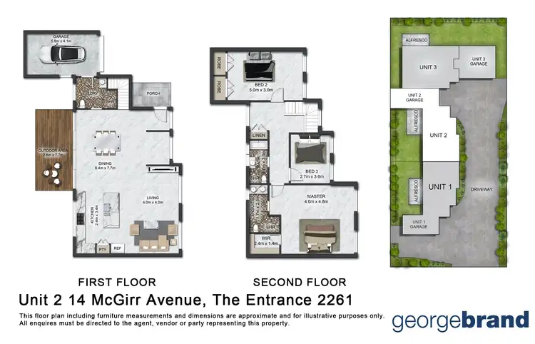 Floorplan of Homely townhouse listing, 2/14 McGirr Avenue, The Entrance NSW 2261