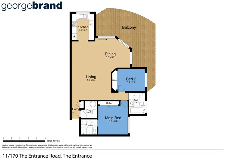 Floorplan of Homely apartment listing, 11/170 The Entrance Road, The Entrance NSW 2261