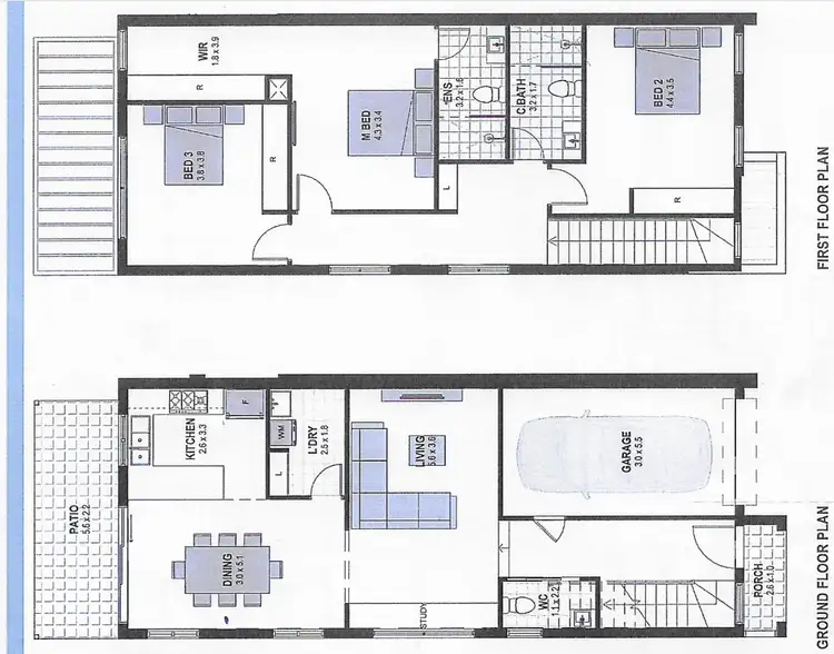 Floorplan of Homely semi-detached listing, 24 Lucretia Road, Toongabbie NSW 2146