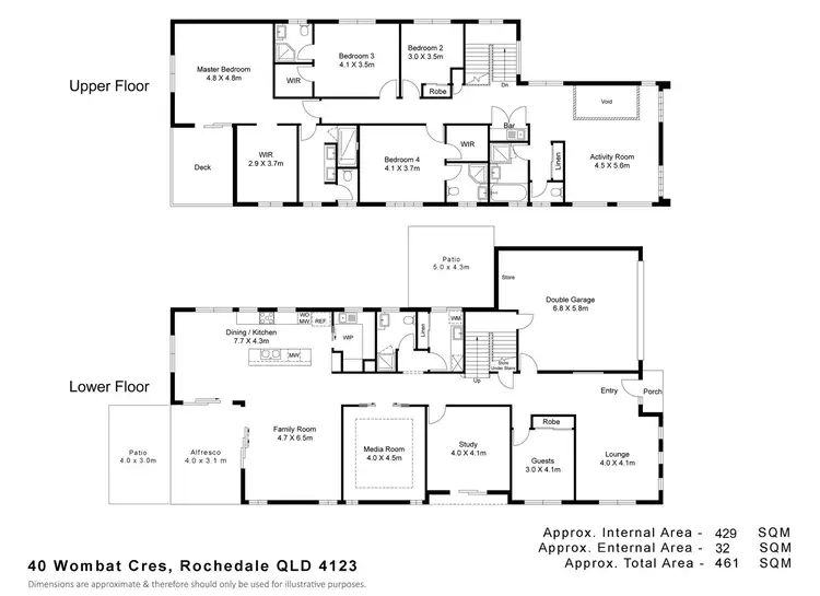 Floorplan of Homely house listing, 40 Wombat Crescent, Rochedale QLD 4123