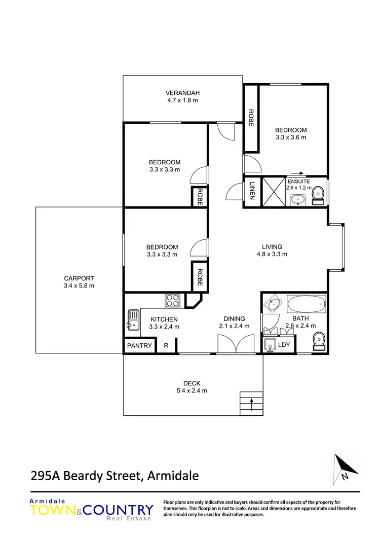 Floorplan of Homely house listing, 295a Beardy Street, Armidale NSW 2350