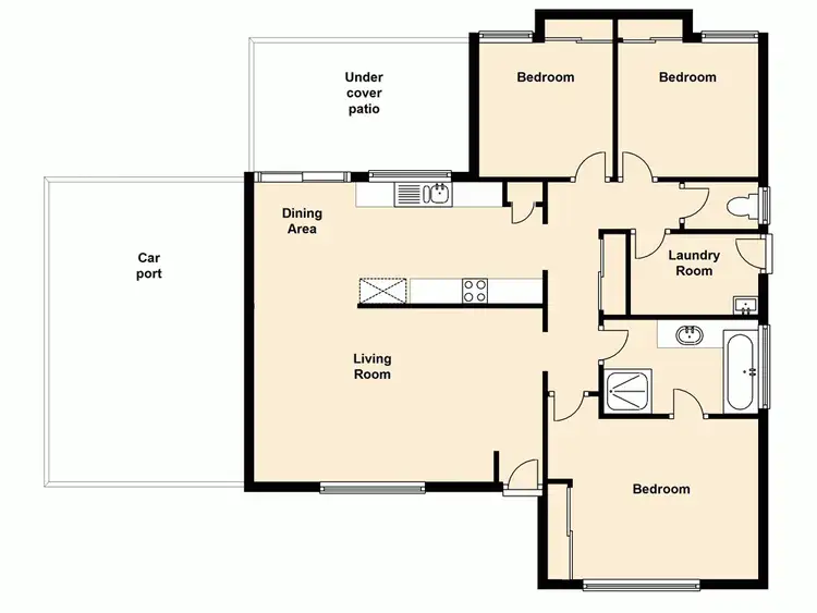 Floorplan of Homely house listing, 4 Whipbird Court, Bellmere QLD 4510
