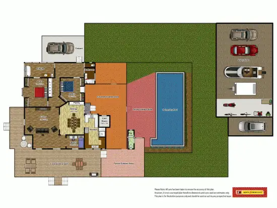 Floorplan of Homely rural property listing, 108 Gillies Range Road, Gordonvale QLD 4865