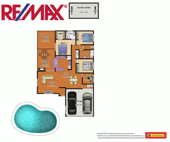 Floorplan of Homely house listing, 37 Cottesloe Drive, Kewarra Beach QLD 4879