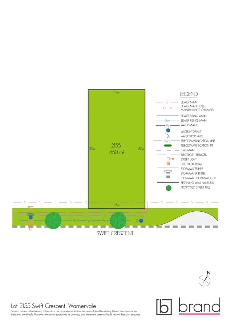 Floorplan of Homely land listing, 7 Swift Crescent, Warnervale NSW 2259