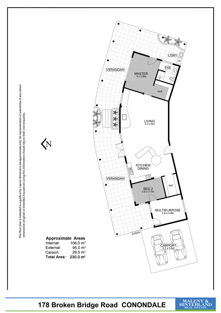 Floorplan of Homely house listing, 178 Broken Bridge Road, Conondale QLD 4552