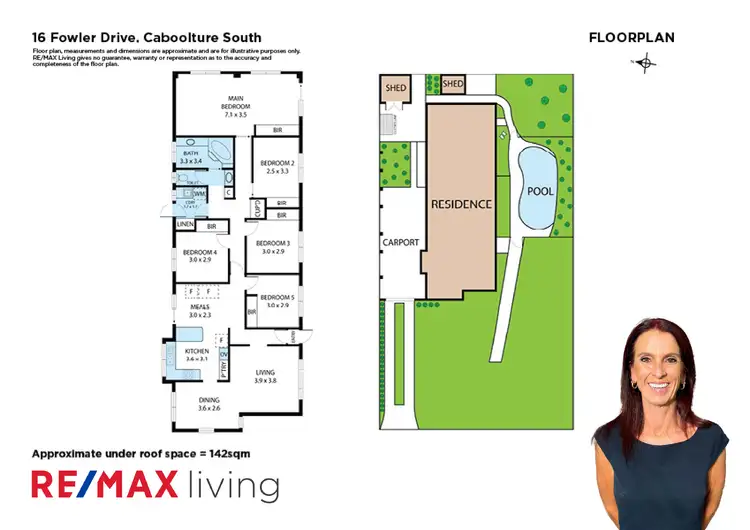 Floorplan of Homely house listing, 16 Fowler Drive, Caboolture South QLD 4510