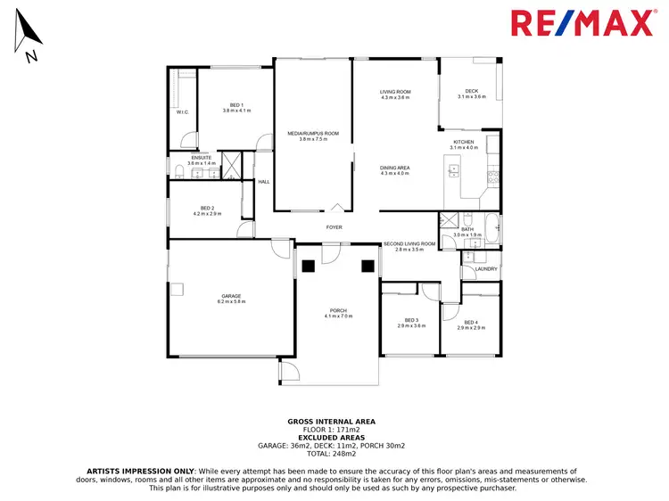 Floorplan of Homely house listing, 6 Willowood Crescent, Nambour QLD 4560