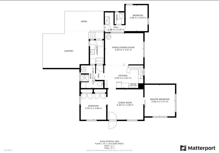 Floorplan of Homely house listing, 462 Pine Creek Way, Bonville NSW 2450