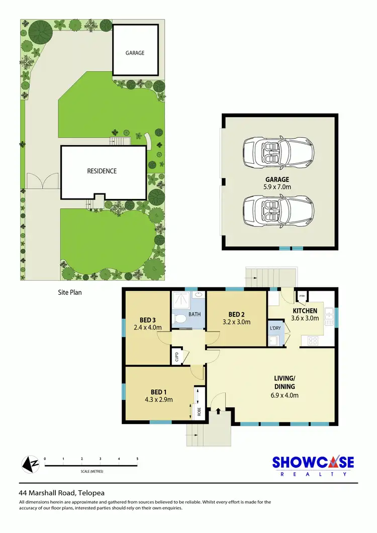 Floorplan of Homely house listing, 44 Marshall Road, Telopea NSW 2117