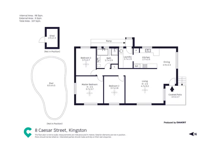 Floorplan of Homely house listing, 8 Caesar Street, Kingston QLD 4114