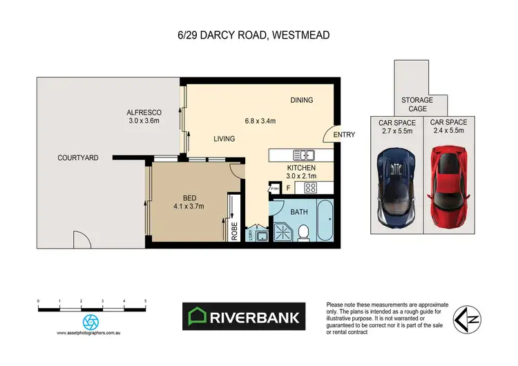 Floorplan of Homely unit listing, 6/29-33 Darcy Road, Westmead NSW 2145