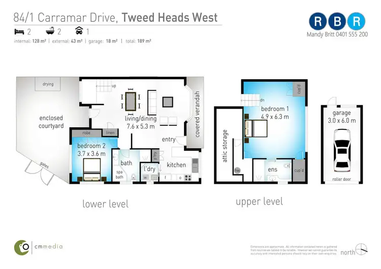 Floorplan of Homely villa listing, 84/1 Carramar Drive, Tweed Heads West NSW 2485