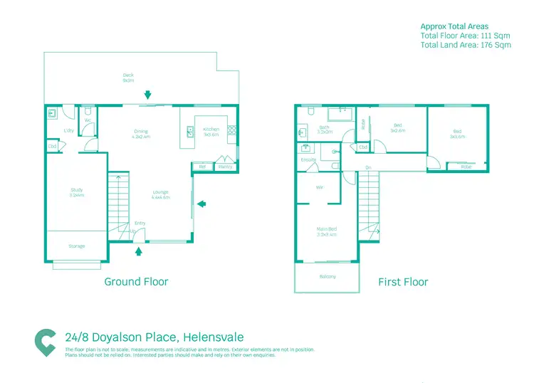 Floorplan of Homely townhouse listing, 24/8 Doyalson Place, Helensvale QLD 4212