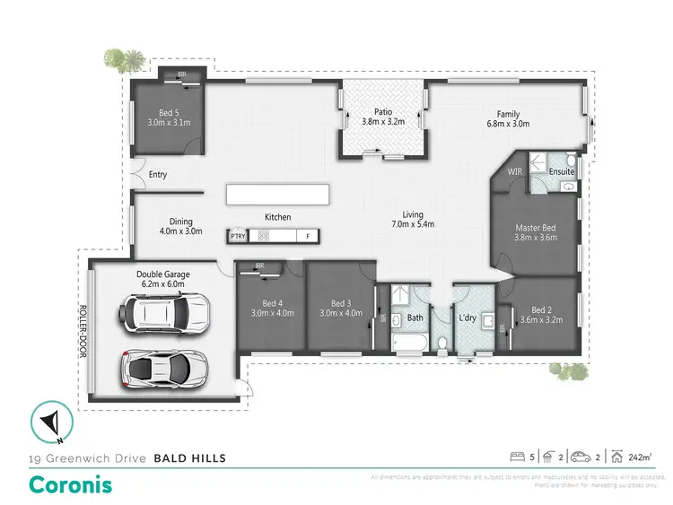 Floorplan of Homely house listing, 19 Greenwich Drive, Bald Hills QLD 4036