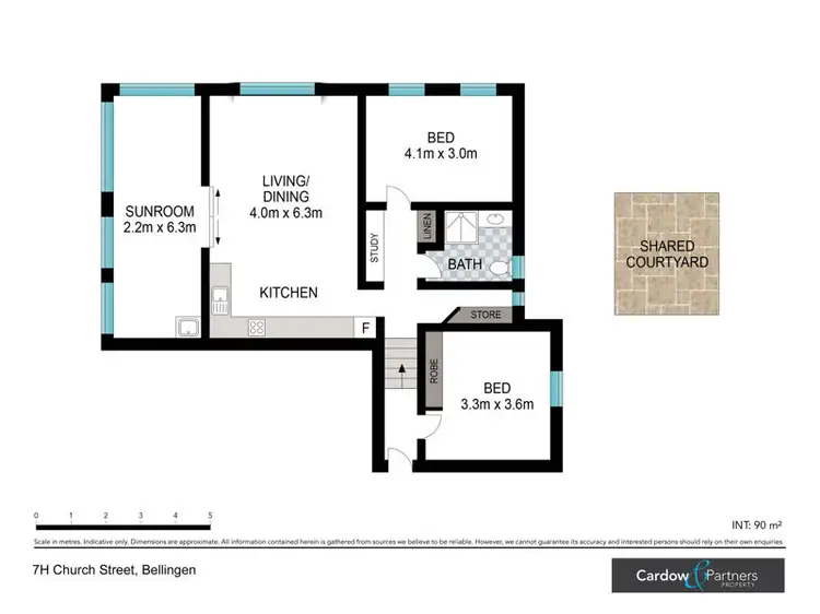 Floorplan of Homely apartment listing, 7H Church St, Bellingen NSW 2454