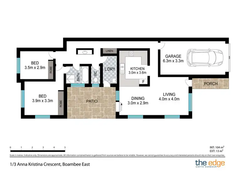 Floorplan of Homely house listing, 1/3 Anna Kristina Circuit, Boambee East NSW 2452