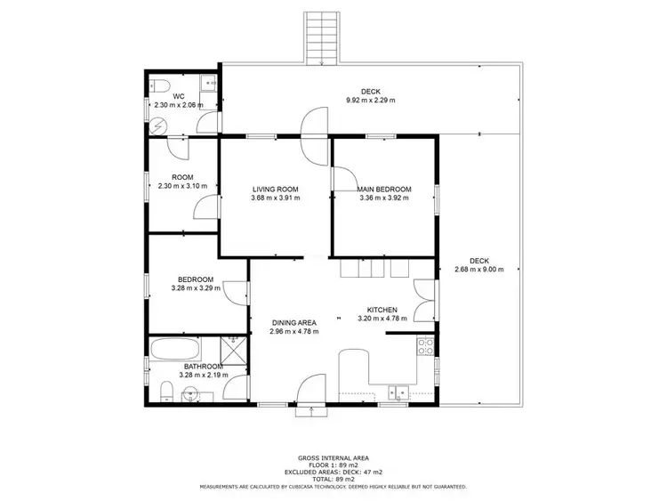 Floorplan of Homely house listing, 44 Barnes Street, Goomeri QLD 4601