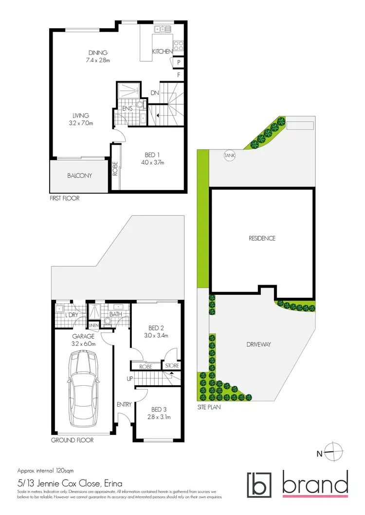 Floorplan of Homely townhouse listing, 5/13 Jennie Cox Close, Erina NSW 2250