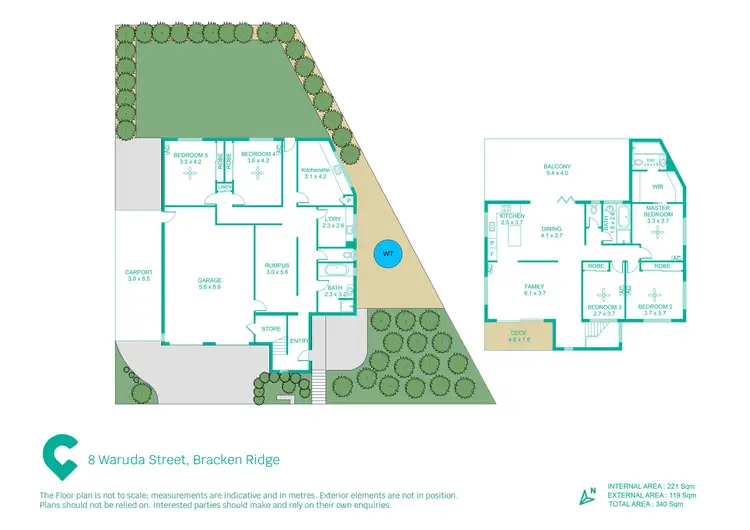 Floorplan of Homely house listing, 8 Waruda Street, Bracken Ridge QLD 4017