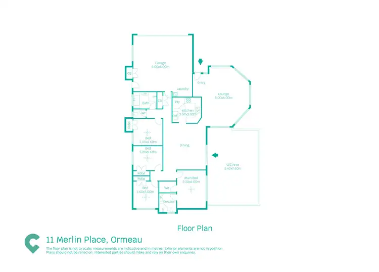 Floorplan of Homely house listing, 11 Merlin Place, Ormeau QLD 4208