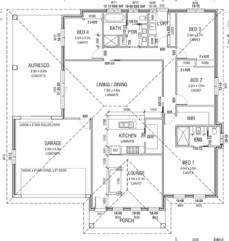 Floorplan of Homely house listing, 21 COPPABELLA DRIVE, Gobbagombalin NSW 2650