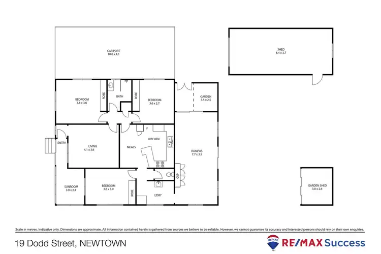 Floorplan of Homely house listing, 19 Dodd Street, Newtown QLD 4350