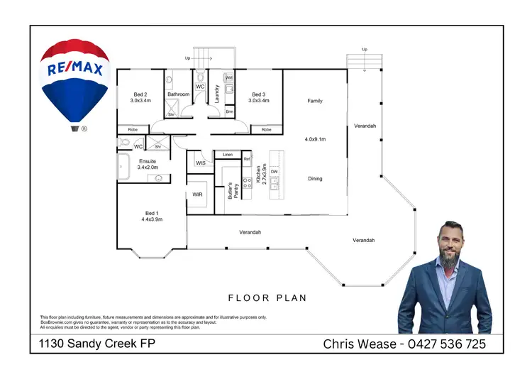 Floorplan of Homely house listing, 1130 Sandy Creek Road, Sandy Creek QLD 4515