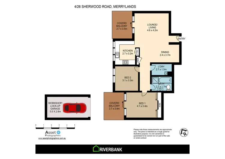 Floorplan of Homely unit listing, 4/26-30 Sherwood Road, Merrylands NSW 2160
