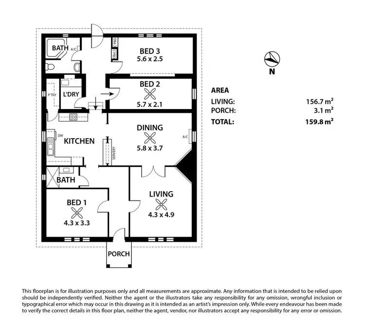 Floorplan of Homely house listing, 114A Princes Highway, Tailem Bend SA 5260