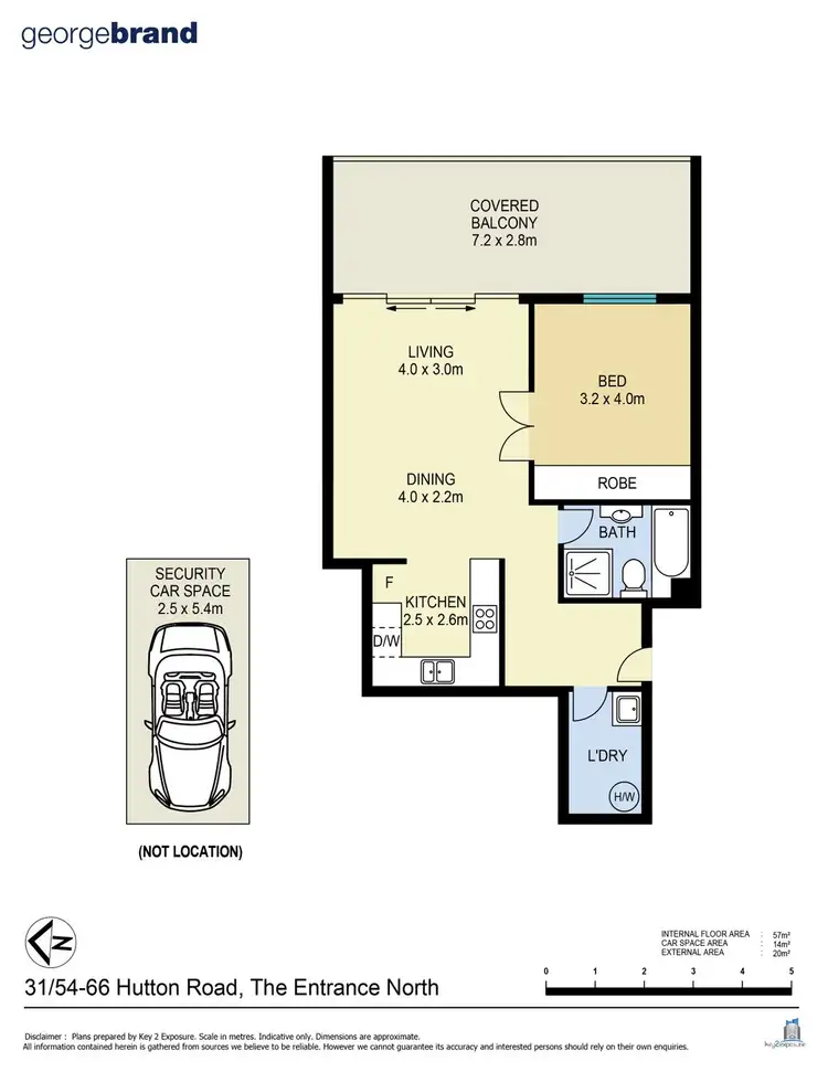 Floorplan of Homely apartment listing, 31/54-66 Hutton Road, The Entrance North NSW 2261