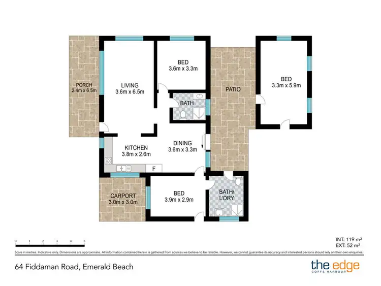 Floorplan of Homely house listing, 64 Fiddaman Road, Emerald Beach NSW 2456