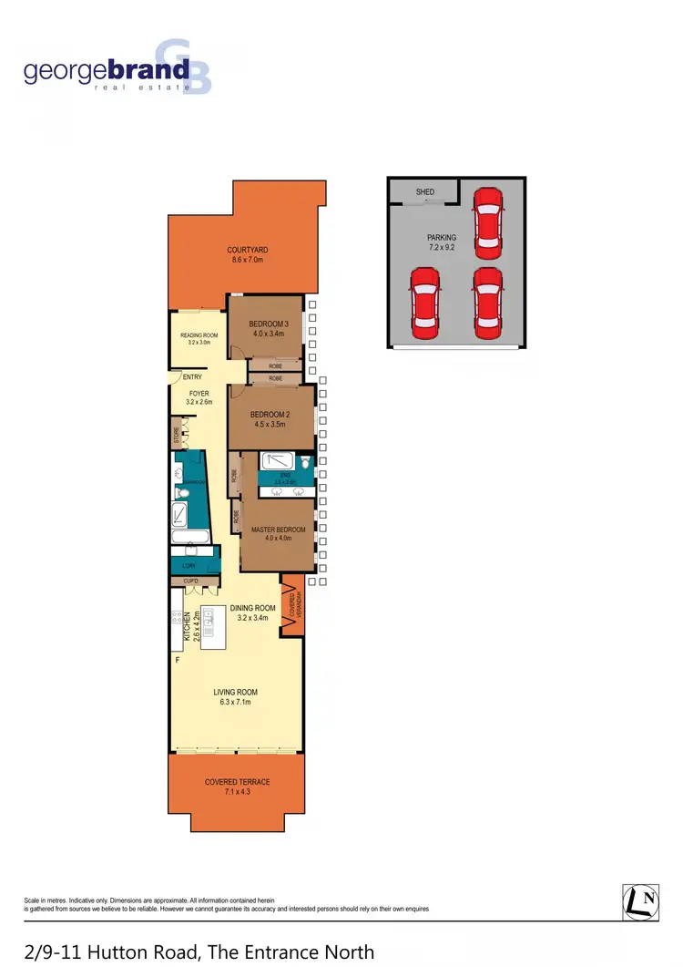 Floorplan of Homely apartment listing, 2/9-13 Hutton Road, The Entrance North NSW 2261