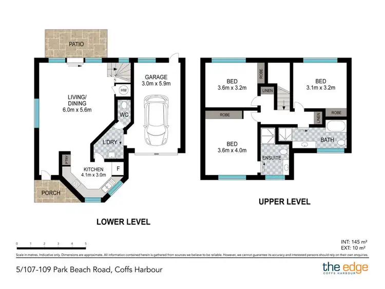 Floorplan of Homely townhouse listing, 5/107-109 Park Beach Road, Coffs Harbour NSW 2450