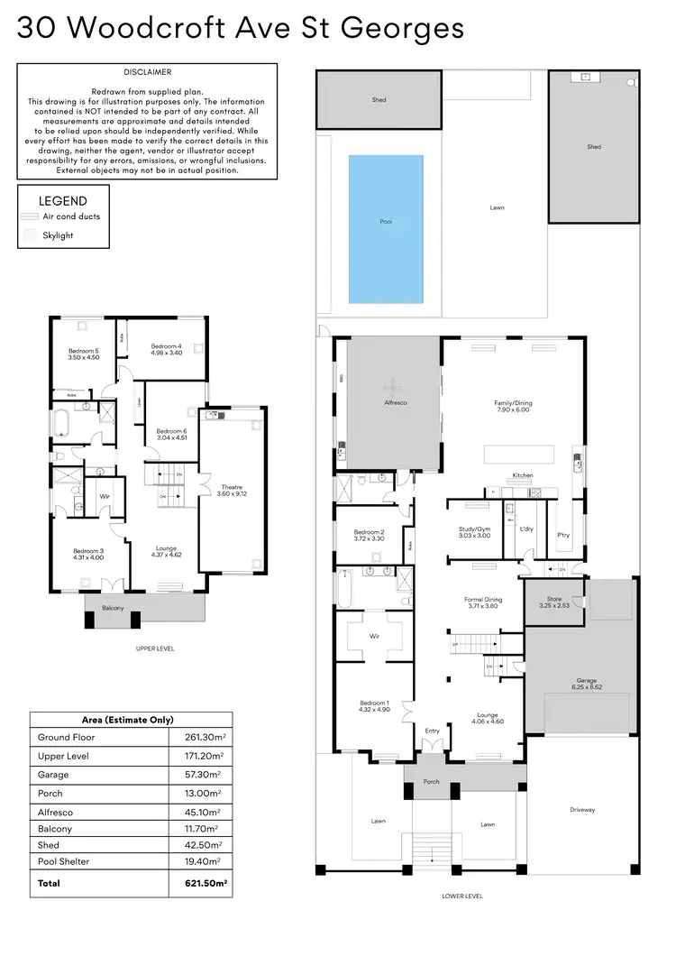 Floorplan of Homely house listing, 30 Woodcroft Ave, St Georges SA 5064