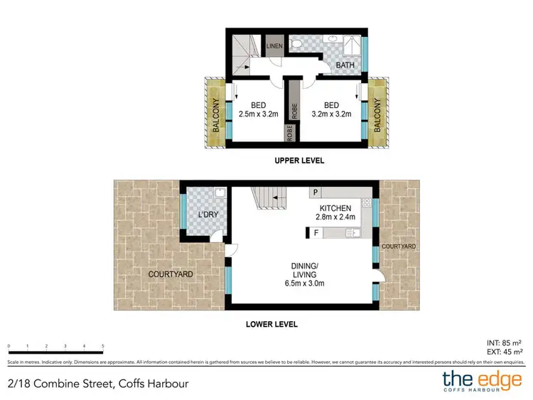 Floorplan of Homely townhouse listing, 2/18 Combine Street, Coffs Harbour NSW 2450