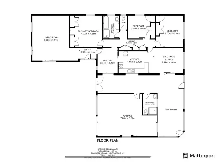 Floorplan of Homely house listing, 3 Coorabin Crescent, Toormina NSW 2452