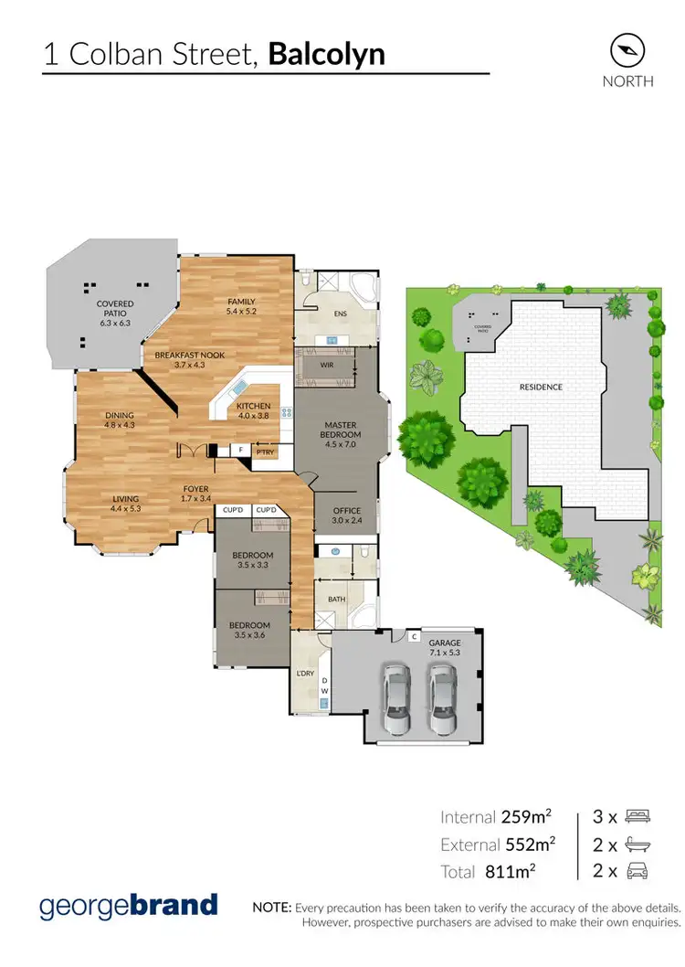 Floorplan of Homely house listing, 1 Colban Street, Balcolyn NSW 2264