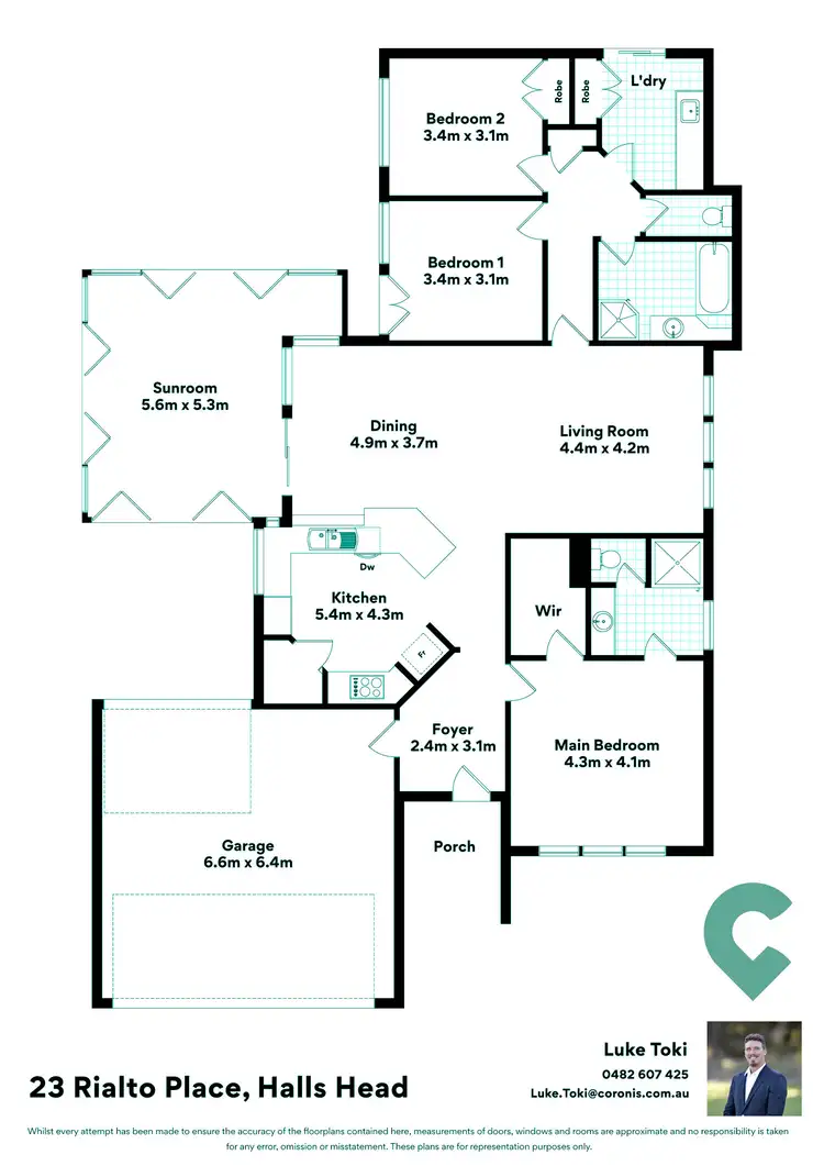 Floorplan of Homely house listing, 23 Rialto Place, Halls Head WA 6210
